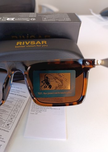 SIFIR KUTUSUNDA, ORJİNAL RİVSAR POLARİZE, UV400 GÜNEŞ GÖZLÜĞÜ - Görsel 7