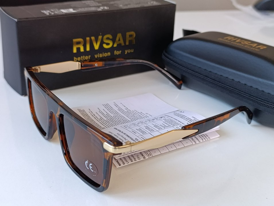 SIFIR KUTUSUNDA, ORJİNAL RİVSAR POLARİZE, UV400 GÜNEŞ GÖZLÜĞÜ - Görsel 2