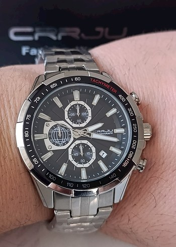 SIFIR KUTUSUNDA, ORJİNAL CRRJU KRONOGRAF KOL SAATİ - Görsel 6