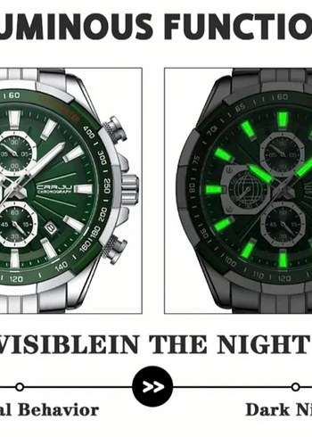 SIFIR KUTUSUNDA, ORJİNAL CRRJU KRONOGRAF KOL SAATİ - Görsel 9