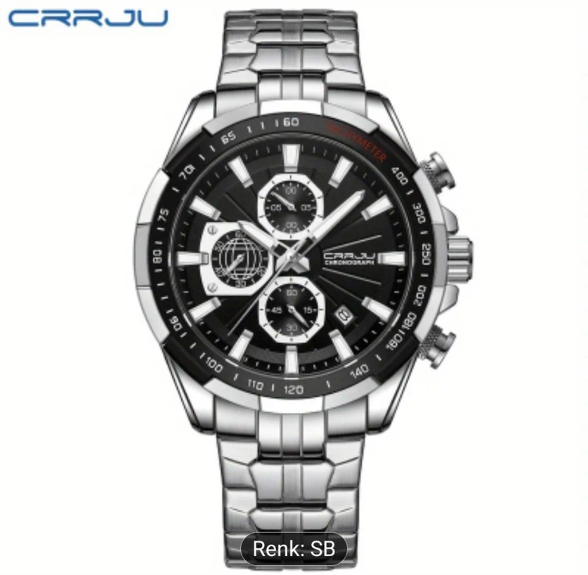 SIFIR KUTUSUNDA, ORJİNAL CRRJU KRONOGRAF KOL SAATİ - Görsel 4