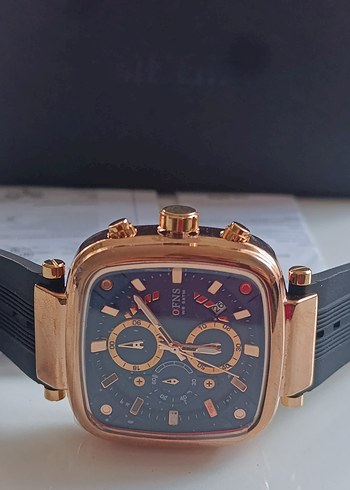 SIFIR KUTUDA, ORJİNAL OFNS KRONOGRAF KOL SAATİ - Görsel 5