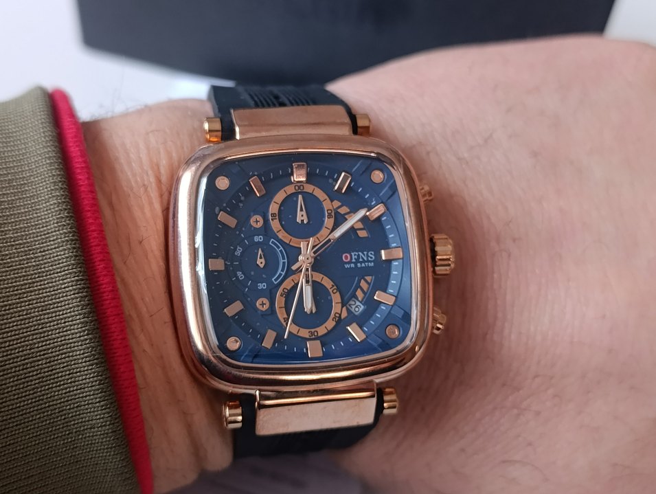 SIFIR KUTUDA, ORJİNAL OFNS KRONOGRAF KOL SAATİ - Görsel 4