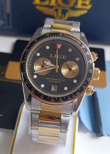 SIFIR KUTUSUNDA, ORJİNAL LİGE KRONOGRAF KOL SAATİ - Görsel 6