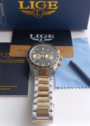 SIFIR KUTUSUNDA, ORJİNAL LİGE KRONOGRAF KOL SAATİ - Görsel 9