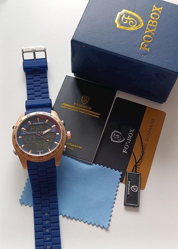 SIFIR KUTUSUNDA, ORJİNAL FOXBOX DİJİTAL ve ANALOG KOL SAATİ - Görsel 7