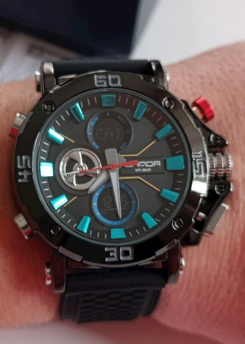 SIFIR KUTUDA, ORJİNAL SANDA DİJİTAL ve ANALOG KOL SAATİ - Görsel 5