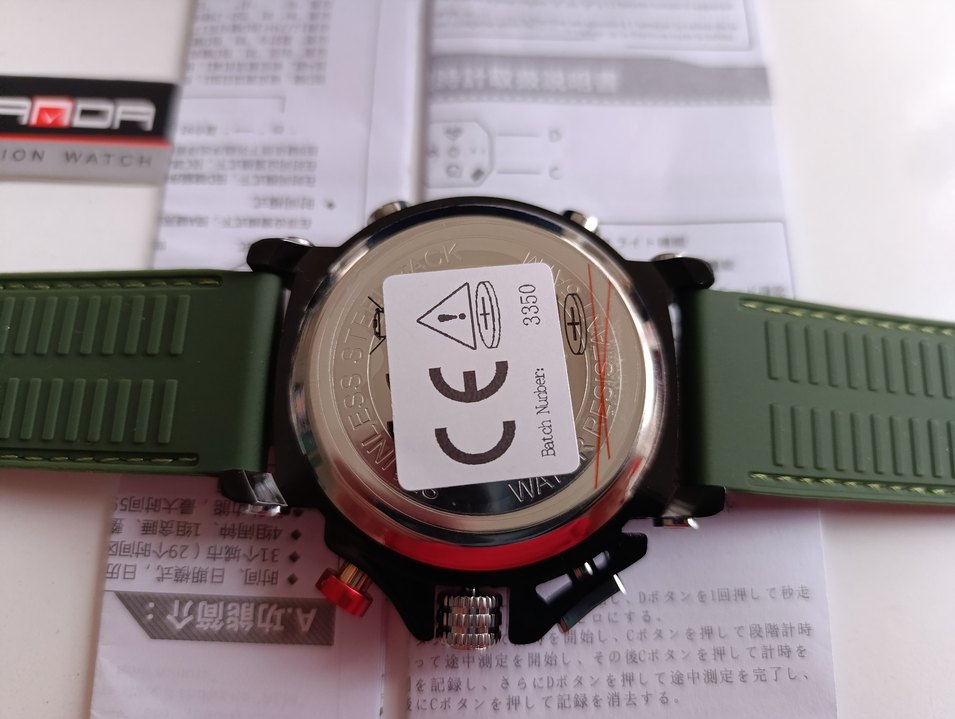 SIFIR KUTUSUNDA, ORJİNAL SANDA DİJİTAL ve ANALOG KOL SAATİ - Görsel 5