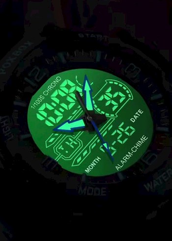 SIFIR KUTUSUNDA, ORJİNAL FOXBOX DİJİTAL ve ANALOG KOL SAATİ - Görsel 4