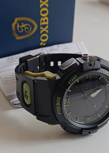 SIFIR KUTUSUNDA, ORJİNAL FOXBOX DİJİTAL ve ANALOG KOL SAATİ - Görsel 5