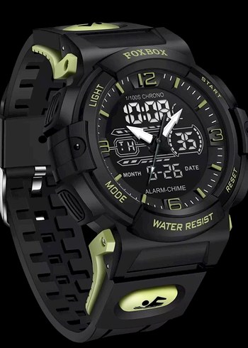 SIFIR KUTUSUNDA, ORJİNAL FOXBOX DİJİTAL ve ANALOG KOL SAATİ - Görsel 2