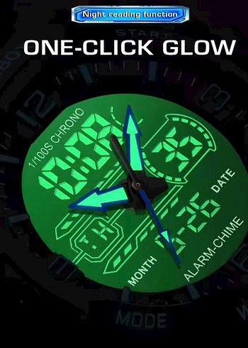 SIFIR KUTUSUNDA, ORJİNAL FOXBOX DİJİTAL ve ANALOG KOL SAATİ - Görsel 6