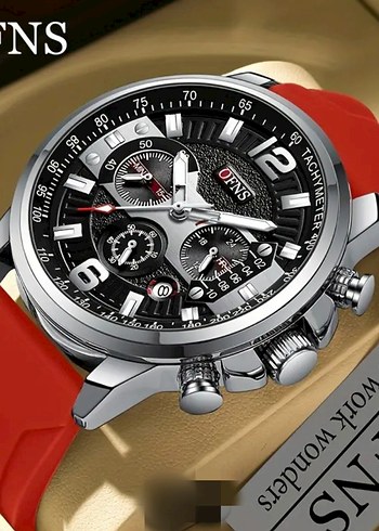 SIFIR KUTUSUNDA, ORJİNAL OFNS KRONOGRAF KOL SAATİ - Görsel 3