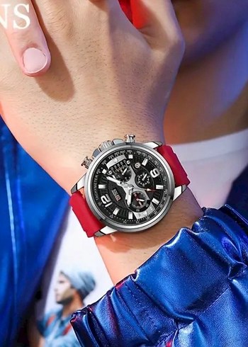 SIFIR KUTUSUNDA, ORJİNAL OFNS KRONOGRAF KOL SAATİ - Görsel 4