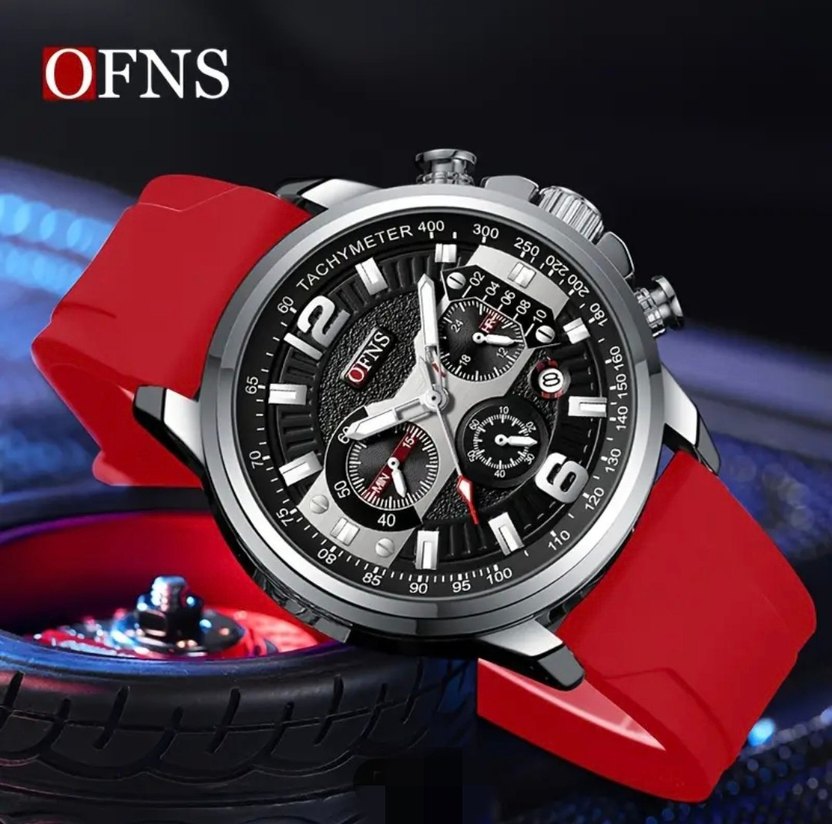 SIFIR KUTUSUNDA, ORJİNAL OFNS KRONOGRAF KOL SAATİ - Görsel 2