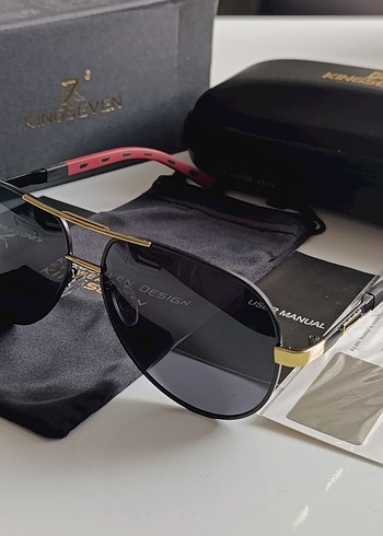 SIFIR KUTUSUNDA, ORJİNAL KİNGSEVEN POLARİZE,UV400 GÜNEŞ GÖZLÜĞÜ - Görsel 6