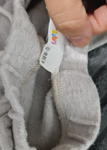 HelloBaby Gri Erkek Çocuk Rahat Kesim Eşofman Altı