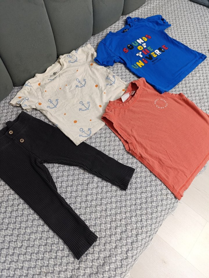 Çocuk Kırmızı Baskılı tişört - Görsel 2