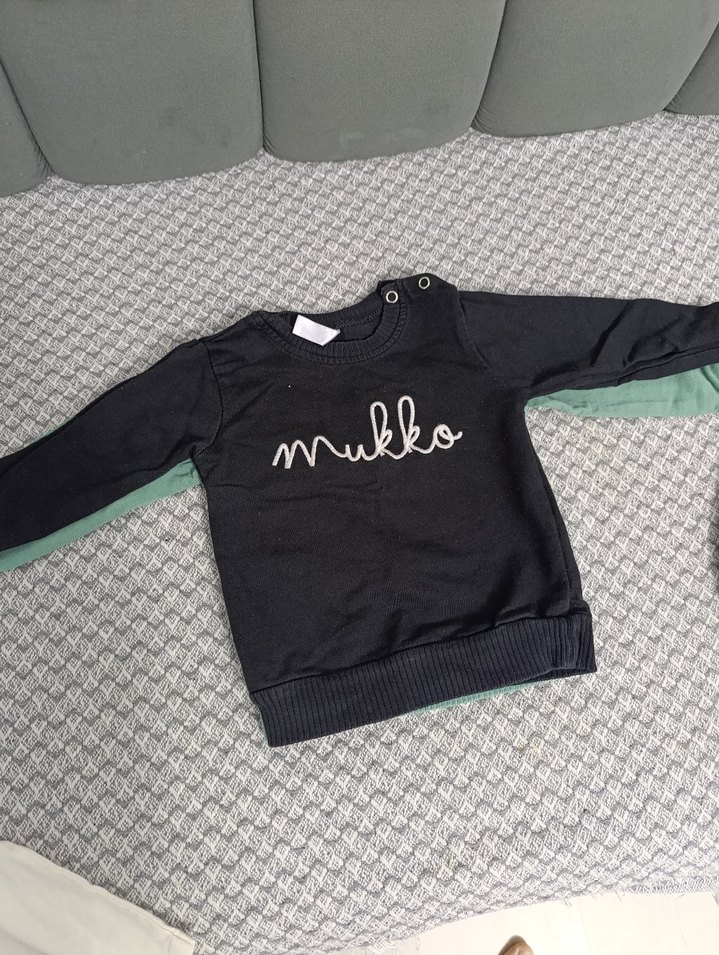 Erkek Çocuk Mavi Baskılı Triko Sweatshirt - Görsel 2