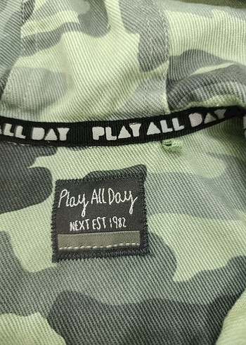 Kapüşonlu Kamuflaj Erkek Çocuk Ceketi - Görsel 3