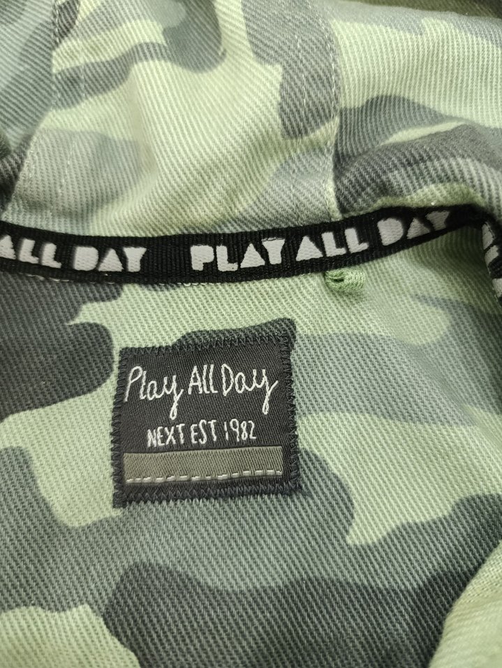 Kapüşonlu Kamuflaj Erkek Çocuk Ceketi - Görsel 3