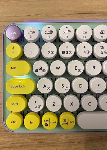 Logitech Popkeys Mekanik Emoji klavye - Görsel 3