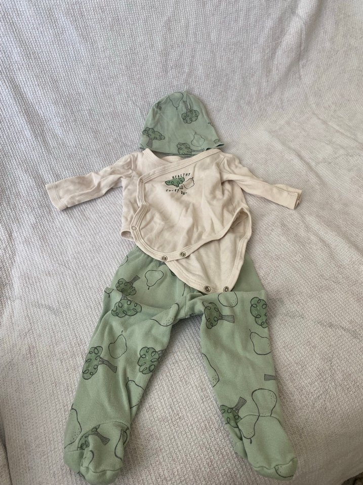 Bebek Erkek Örgü Pamuklu 2'li Takım - Görsel 2