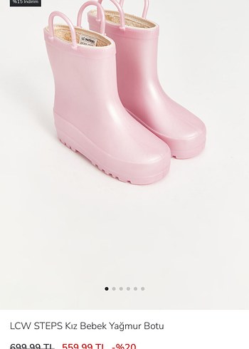 Kız Çocuk Pembe çizme - Görsel 6
