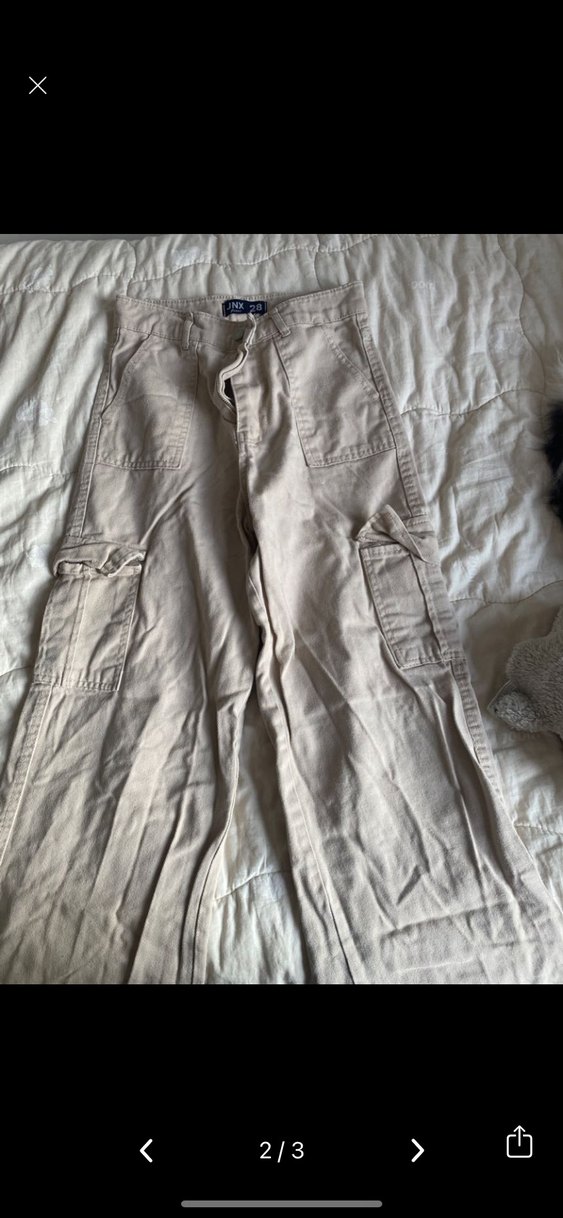 Bej kargo pantolon - Görsel 2