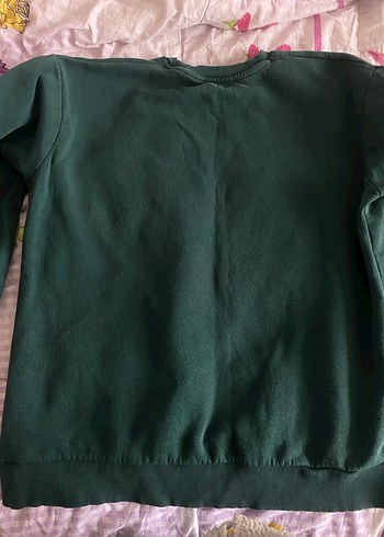 Yeşil Baskılı Sweatshirt - Görsel 2