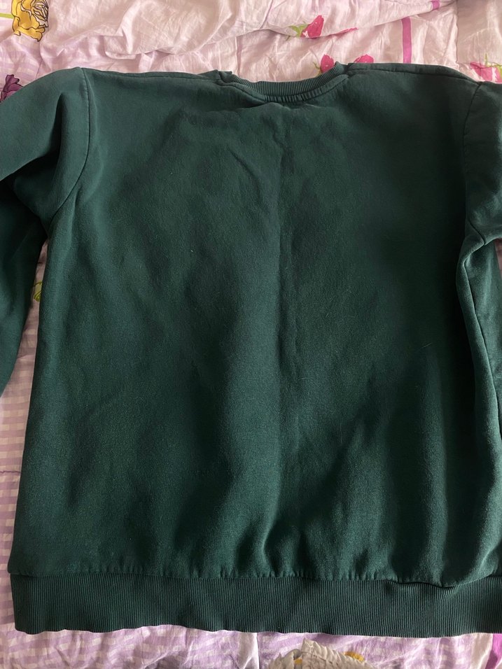 Yeşil Baskılı Sweatshirt - Görsel 2