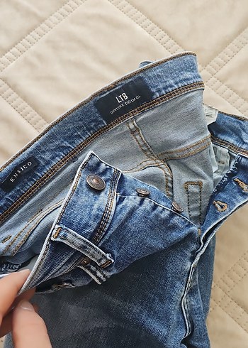 s Beden LTB Açık Mavi Midi Boy Kot Pantolon