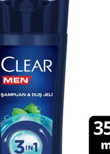 Clear Men 3'ü 1 Arada Şampuan ve Duş Jeli - Görsel 2