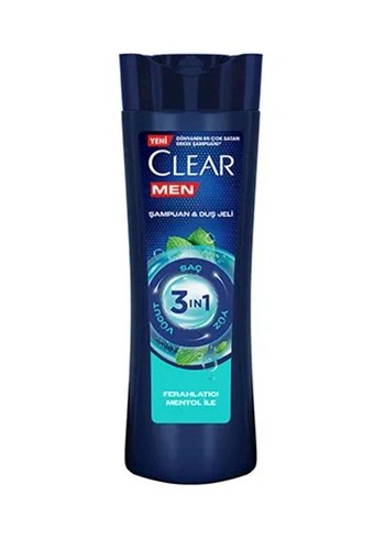 Clear Men 3ü1 Arada Mentollü Şampuan ve Duş Jeli - Görsel 4