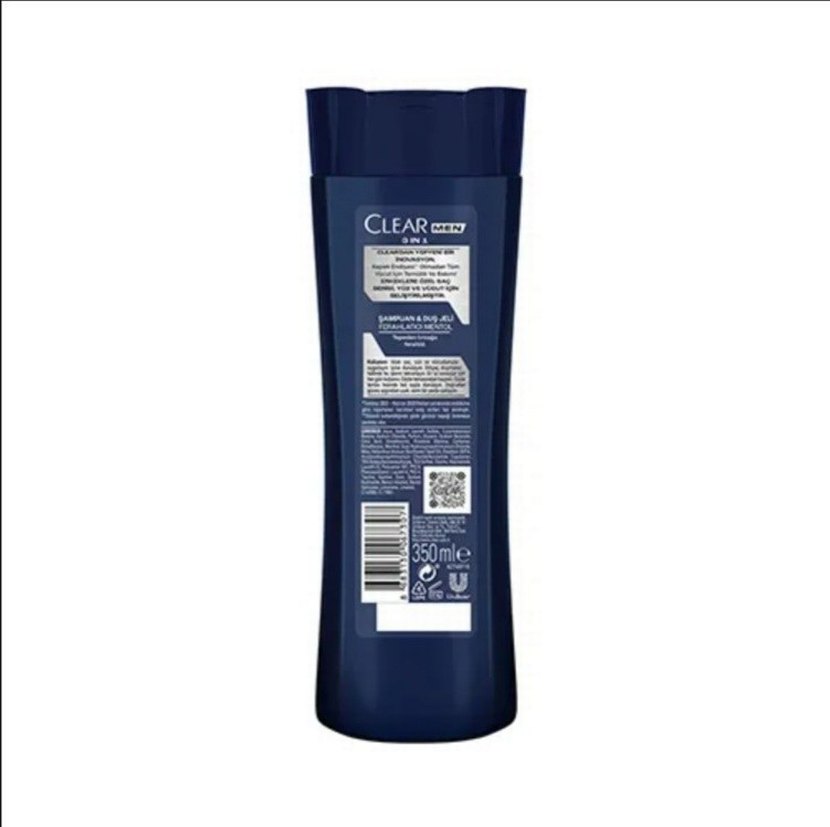 Clear Men 3ü1 Arada Mentollü Şampuan ve Duş Jeli - Görsel 3