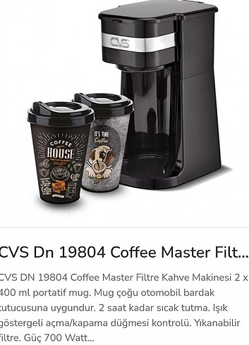 Cvs kahve makinesi 