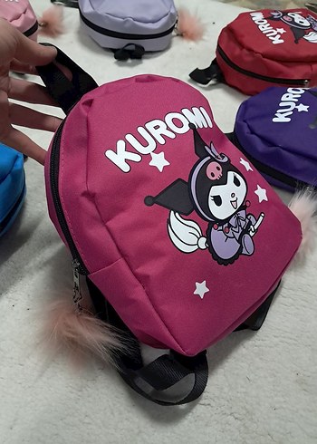 Renkli Kuromi Baskılı Çocuk Okul Çantası - Görsel 2
