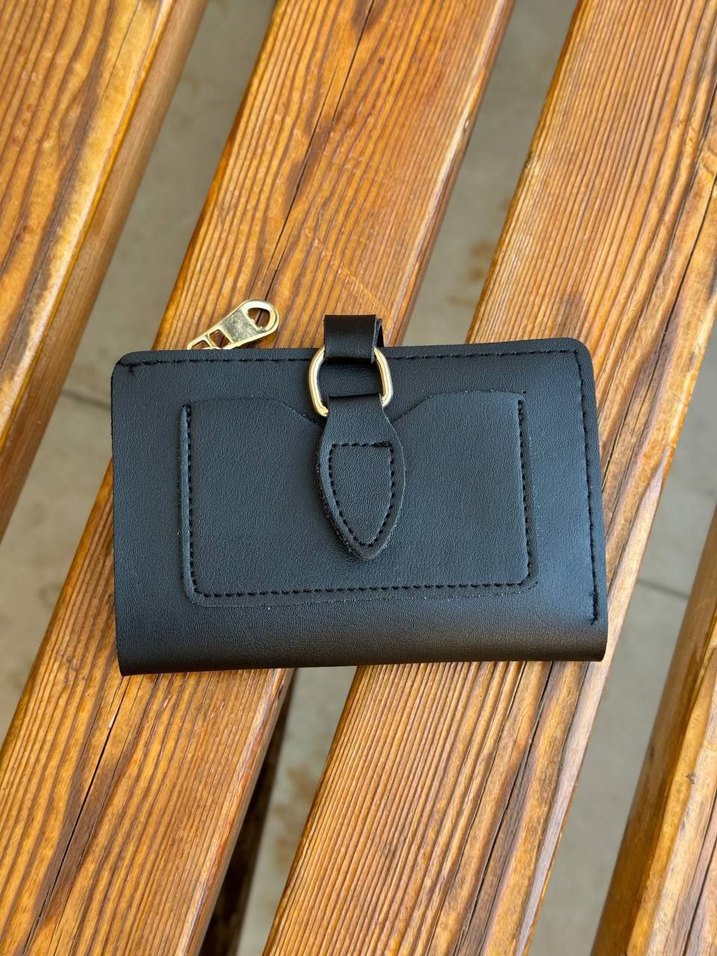 Vintage Deri Tokalı Kadın Cüzdan - Görsel 2