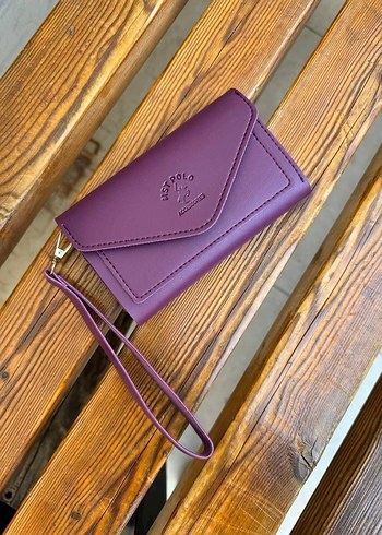 Çok Renkli Deri Bohem Clutch Cüzdan - Görsel 2