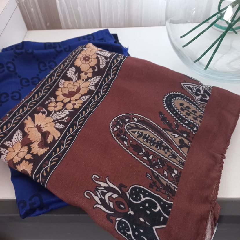 Kadın Çok Renkli Bohem Desenli Şal - Görsel 2