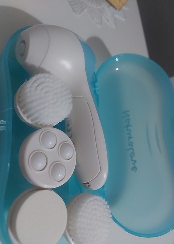 Turkuaz Renkli Yüz Temizleme Cihazı - Görsel 2