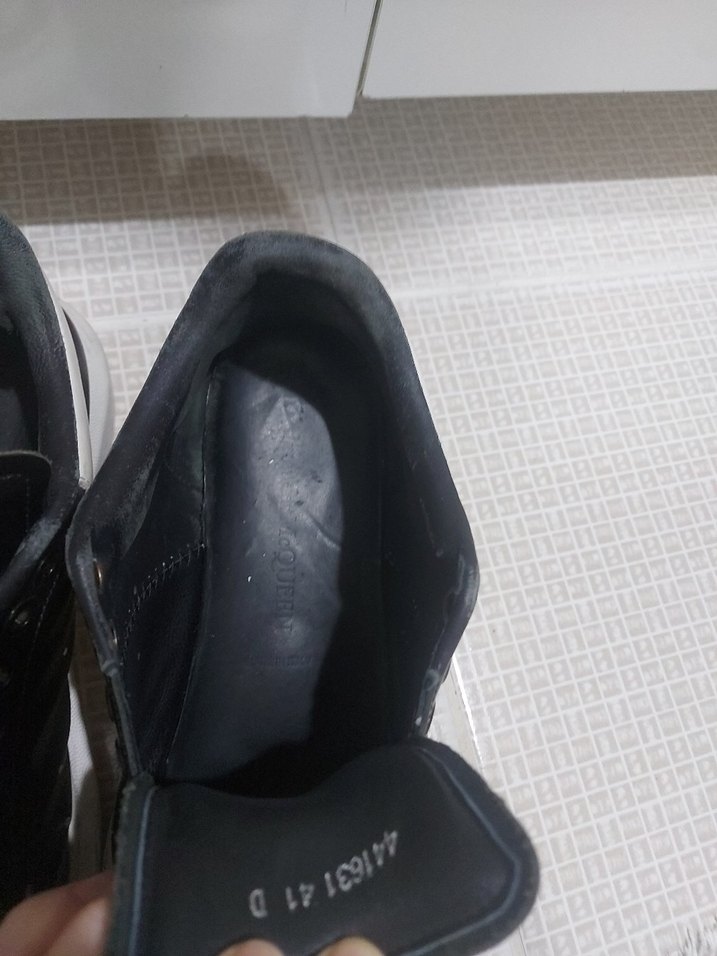 Alexander McQueen Siyah Bağcıklı Erkek Spor Ayakkabı - Görsel 3