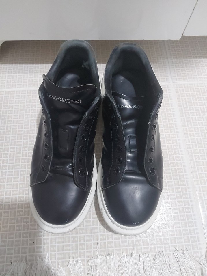 Alexander McQueen Siyah Bağcıklı Erkek Spor Ayakkabı - Görsel 4