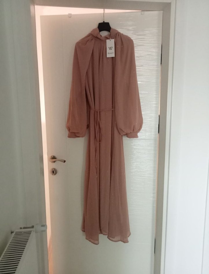 HEWES LİNE TAŞLI ŞiFON ELBİSE - Görsel 2