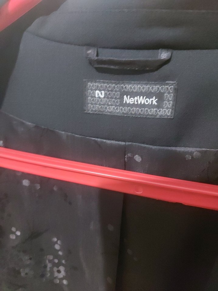 Düğmeli Siyah Kadın Ofis Blazeri - Görsel 3