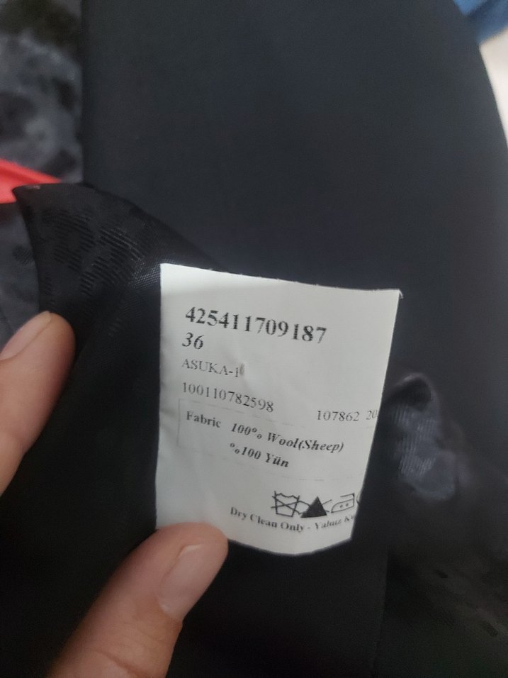 Düğmeli Siyah Kadın Ofis Blazeri - Görsel 5