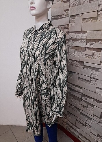 Viskon dokuma kumaş tunik
