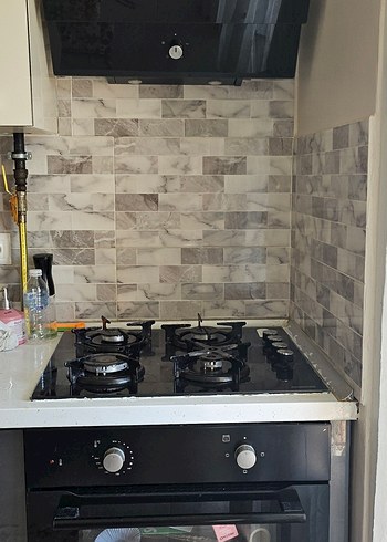 Siyah 3lü Ankastre Set