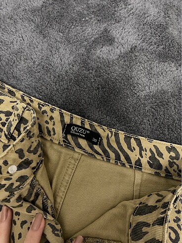 m Beden Leopar mini etek