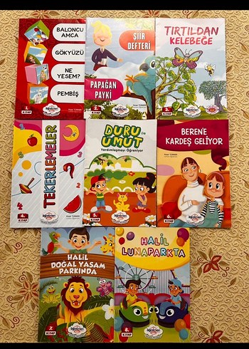 Öğretmen evde yayınları Çocuklar için 8 Kitap Seti